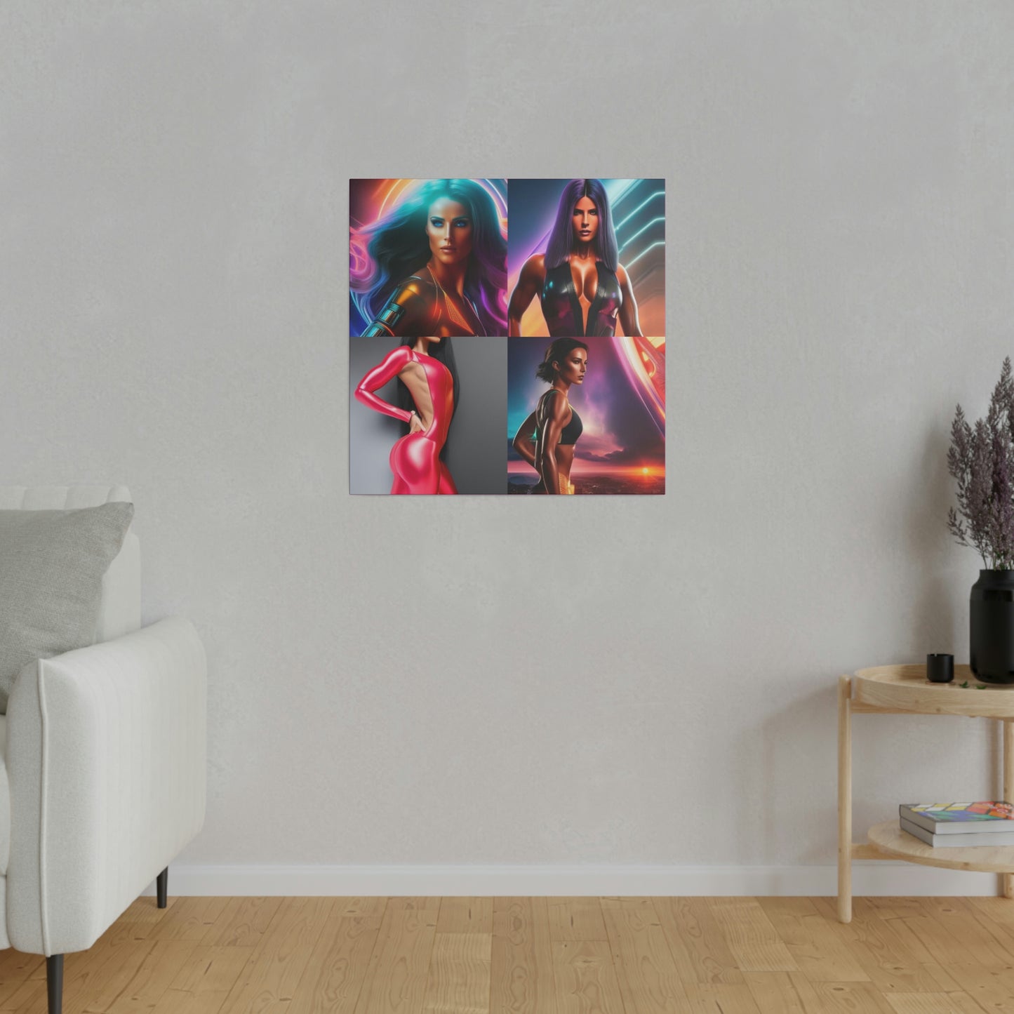 Matte Canvas, Stretched, 0.75" models