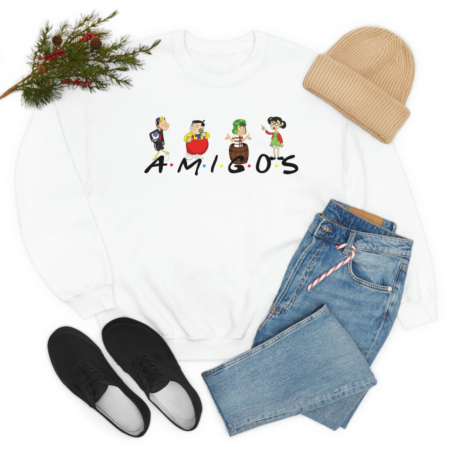 Unisex El chavo  Crewneck Sweatshirt