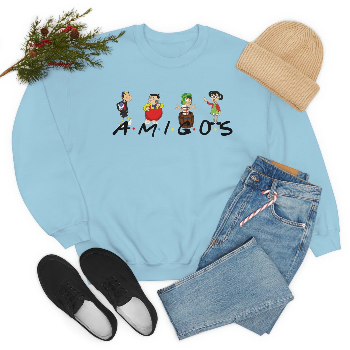 Unisex El chavo  Crewneck Sweatshirt