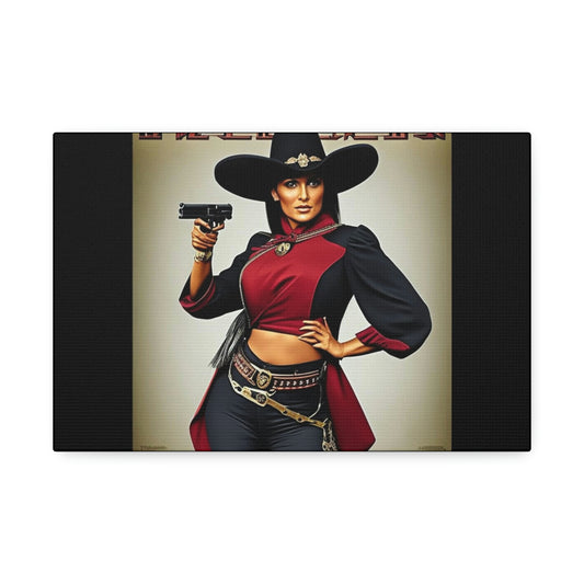 Canvas Stretched, 1.5'' Sifi Cowgirl