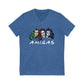 Amigas- V-Neck T-shirt