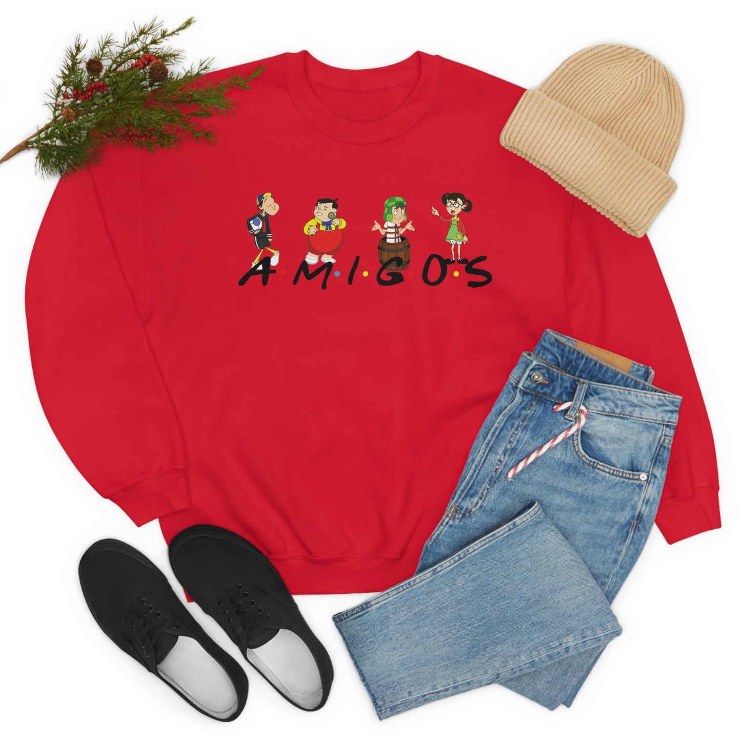 Unisex El chavo  Crewneck Sweatshirt